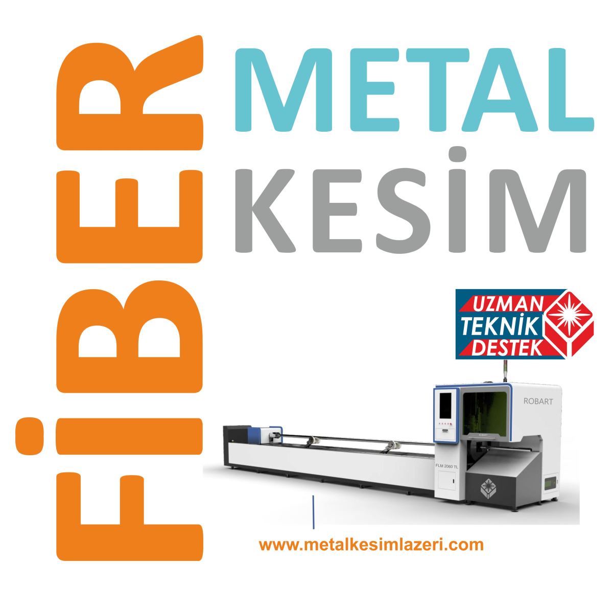 Fiber boru kesim lazeri